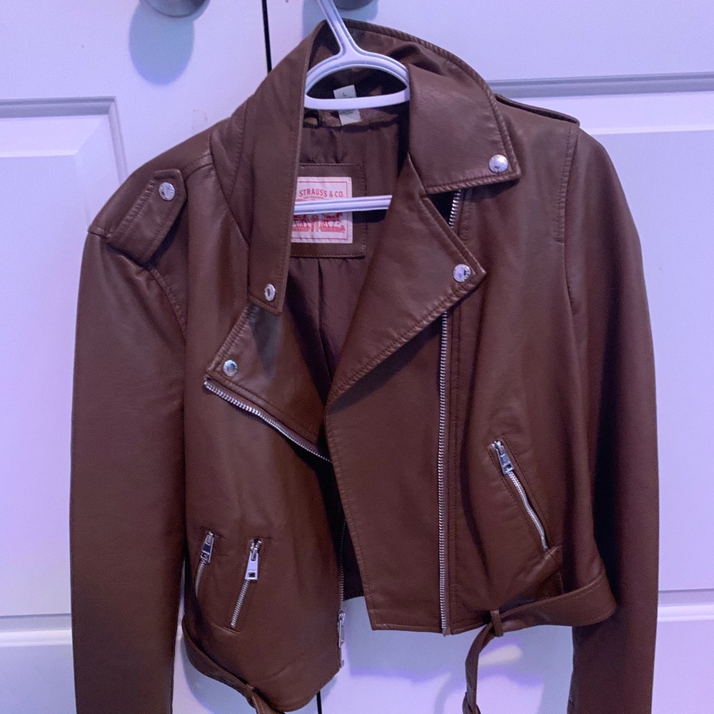 Levi’s Brown Leather Jacket